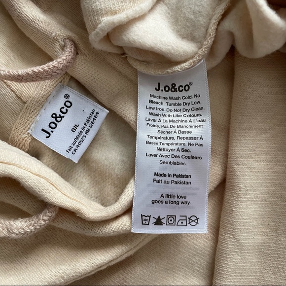 J.o&co Woman’s Crop Hoodie Tie Dye - Picture 6 of 10